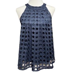 Romeo & Juliet Couture Cute Navy Top!  Like New!